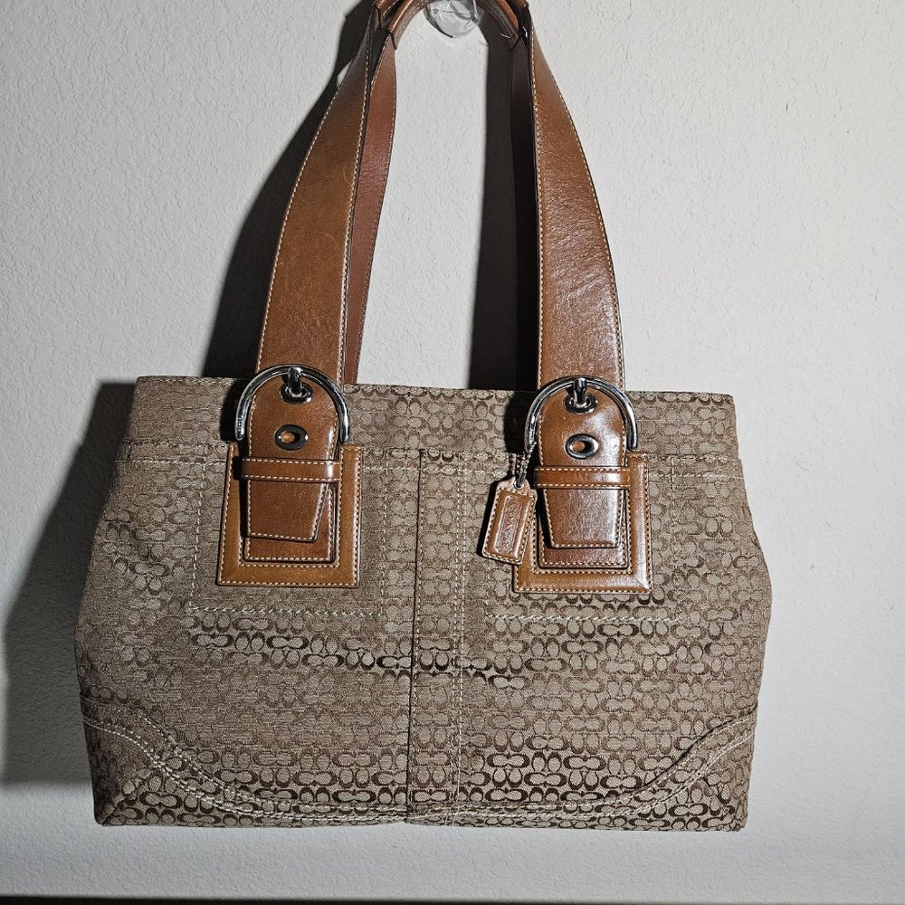Coach Satchel/Tote with divided compartments